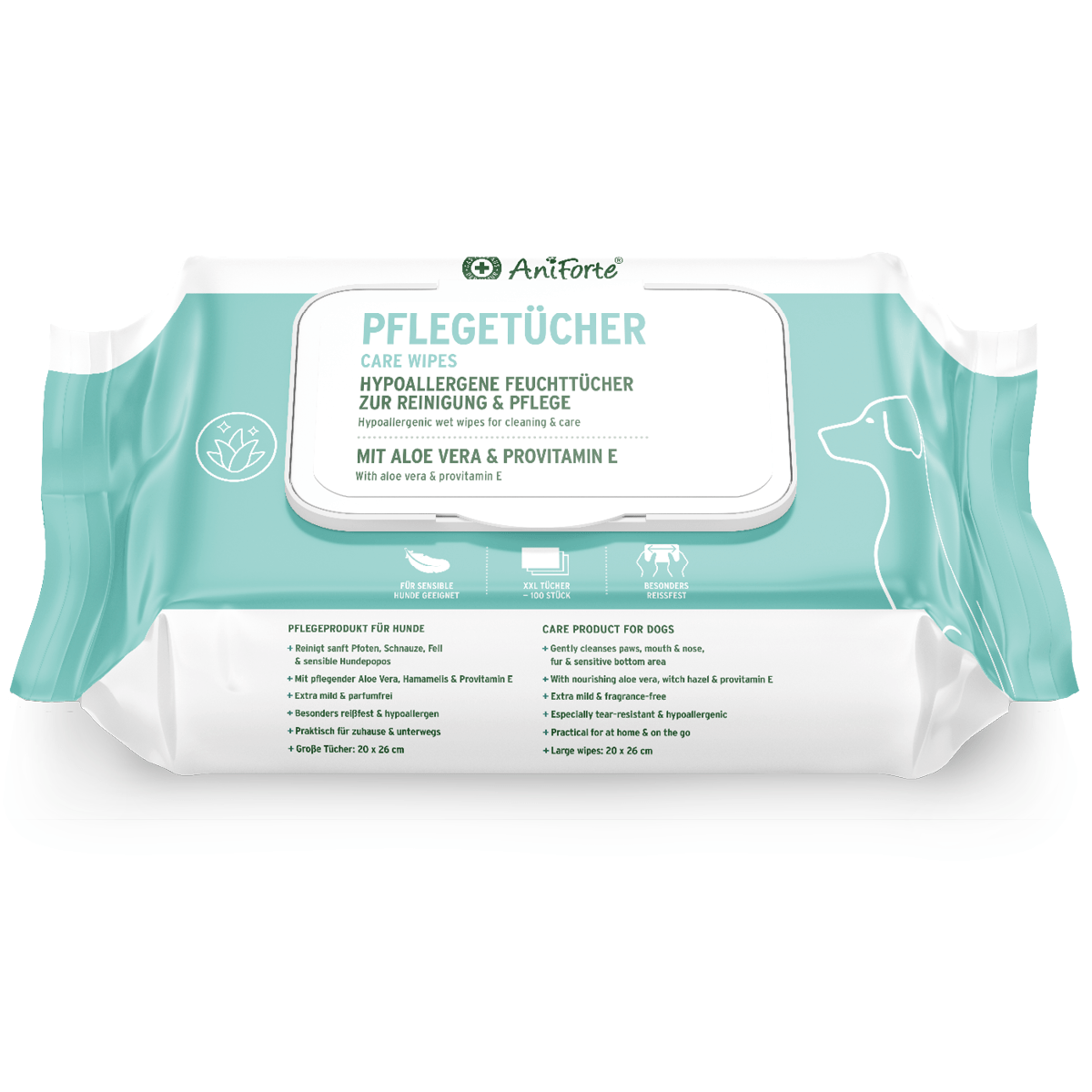 Renseservietter med aloe vera