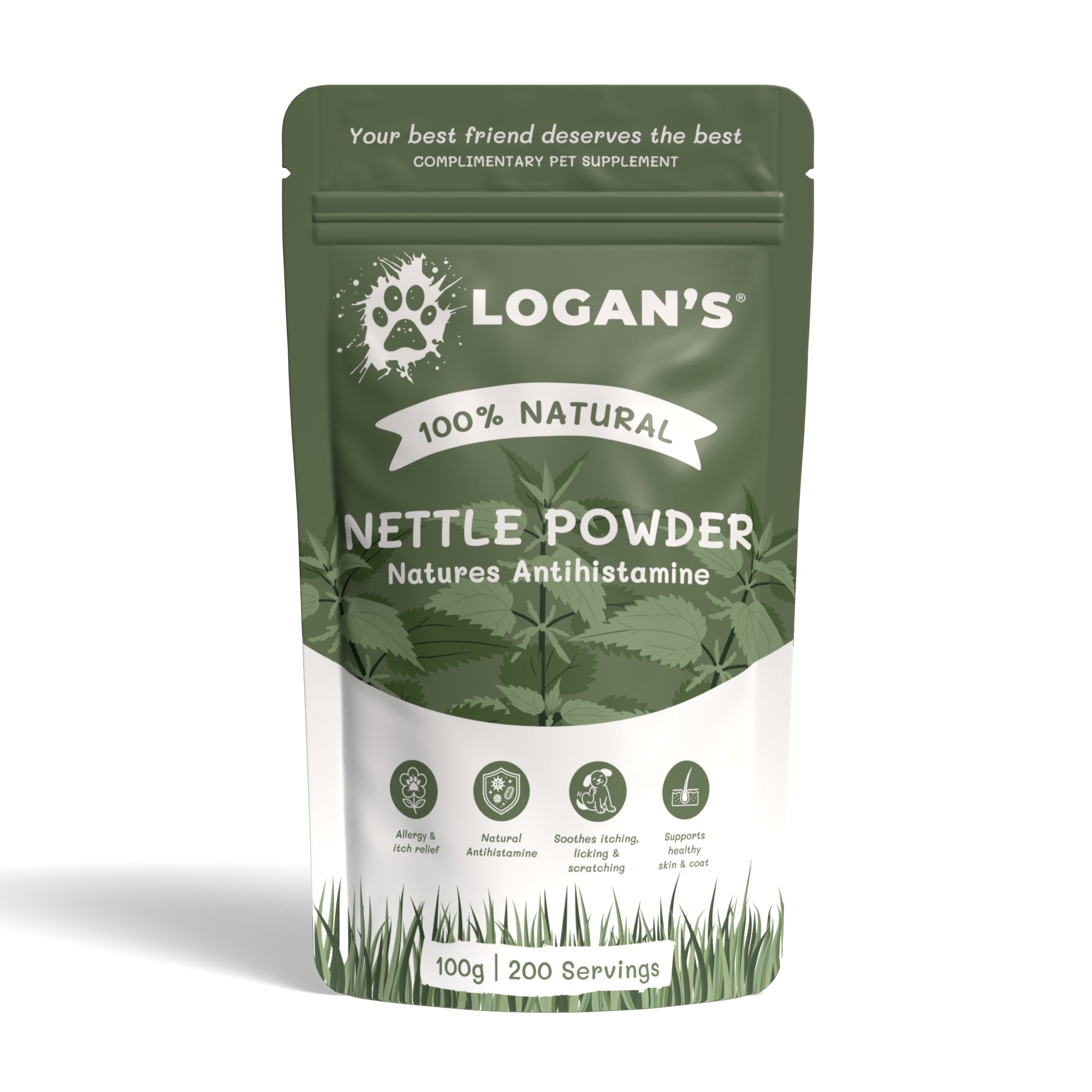 Logan's brennesle-pulver